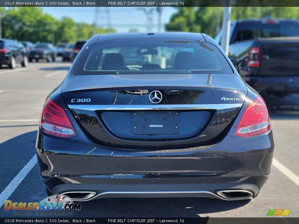 2018 Mercedes-Benz C 300 Sedan Black / Black Photo #5