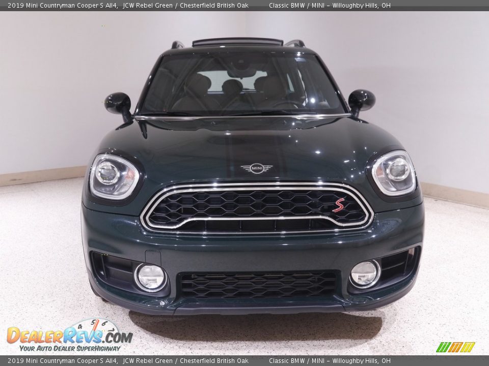 2019 Mini Countryman Cooper S All4 JCW Rebel Green / Chesterfield British Oak Photo #2
