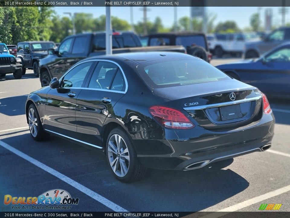 2018 Mercedes-Benz C 300 Sedan Black / Black Photo #6