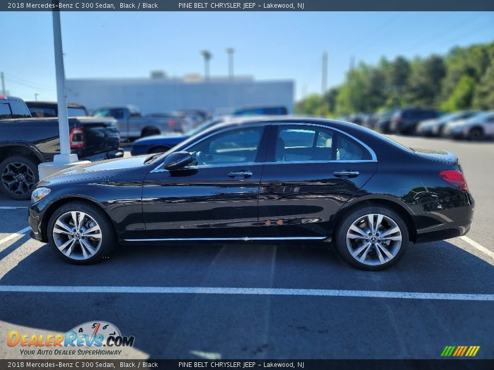 2018 Mercedes-Benz C 300 Sedan Black / Black Photo #7