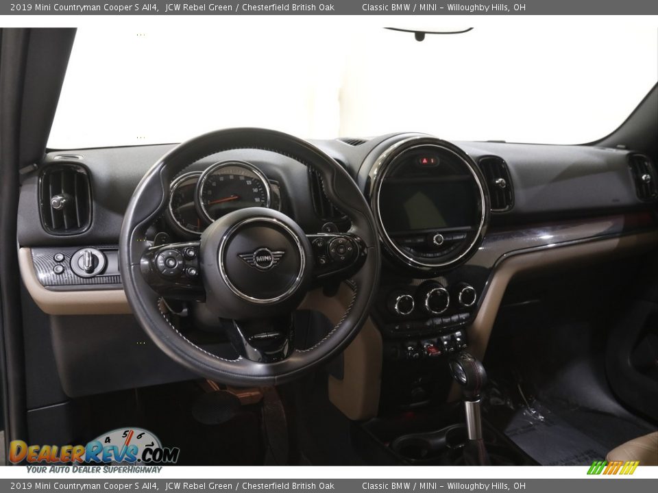 2019 Mini Countryman Cooper S All4 JCW Rebel Green / Chesterfield British Oak Photo #6
