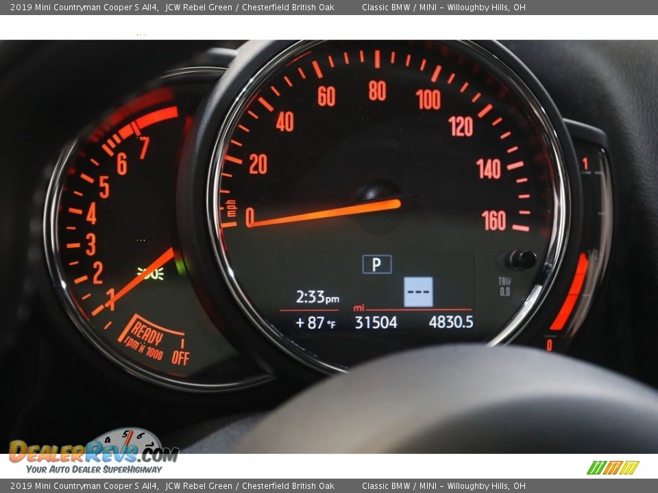 2019 Mini Countryman Cooper S All4 JCW Rebel Green / Chesterfield British Oak Photo #8