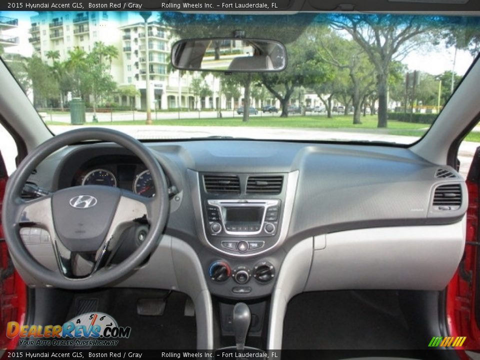 Dashboard of 2015 Hyundai Accent GLS Photo #2