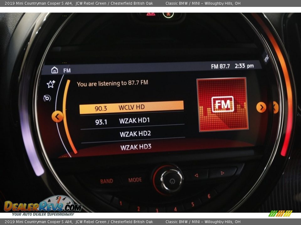 2019 Mini Countryman Cooper S All4 JCW Rebel Green / Chesterfield British Oak Photo #11