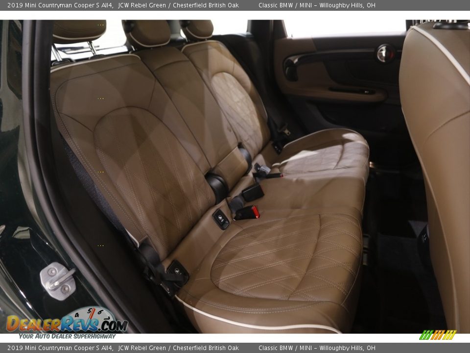 2019 Mini Countryman Cooper S All4 JCW Rebel Green / Chesterfield British Oak Photo #17