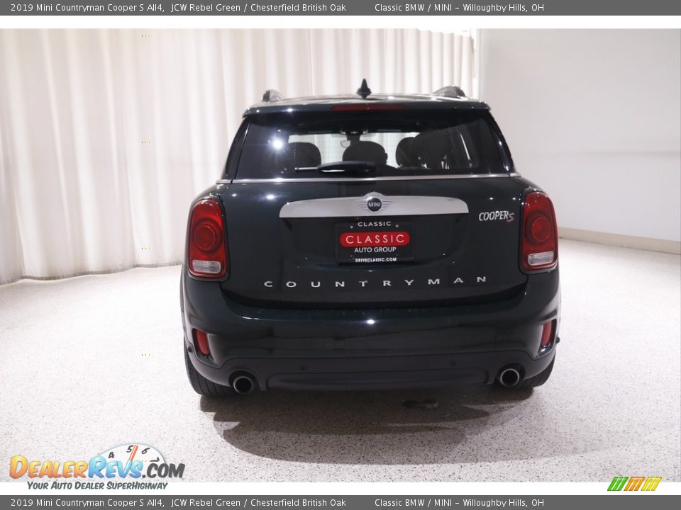 2019 Mini Countryman Cooper S All4 JCW Rebel Green / Chesterfield British Oak Photo #19