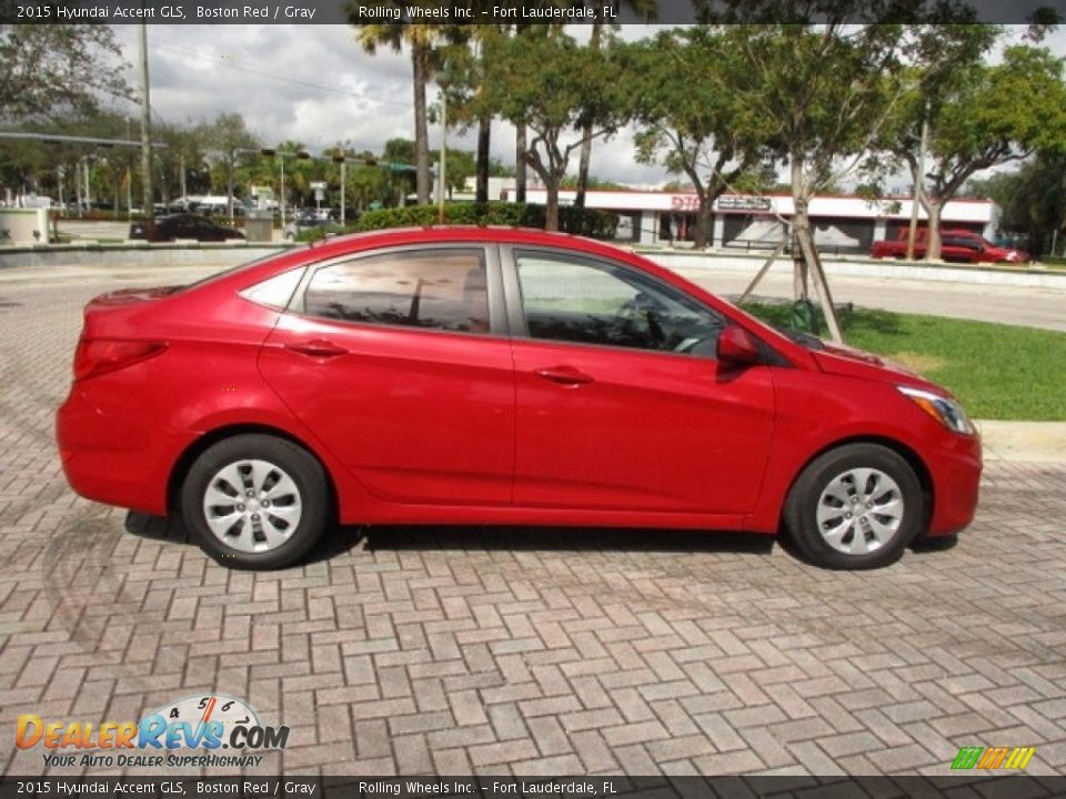 Boston Red 2015 Hyundai Accent GLS Photo #11