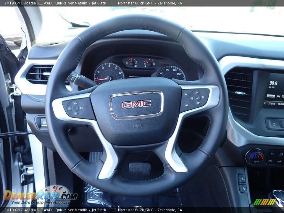 2019 GMC Acadia SLE AWD Quicksilver Metallic / Jet Black Photo #28