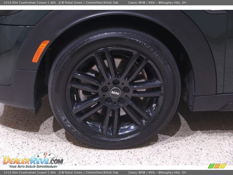 2019 Mini Countryman Cooper S All4 JCW Rebel Green / Chesterfield British Oak Photo #21