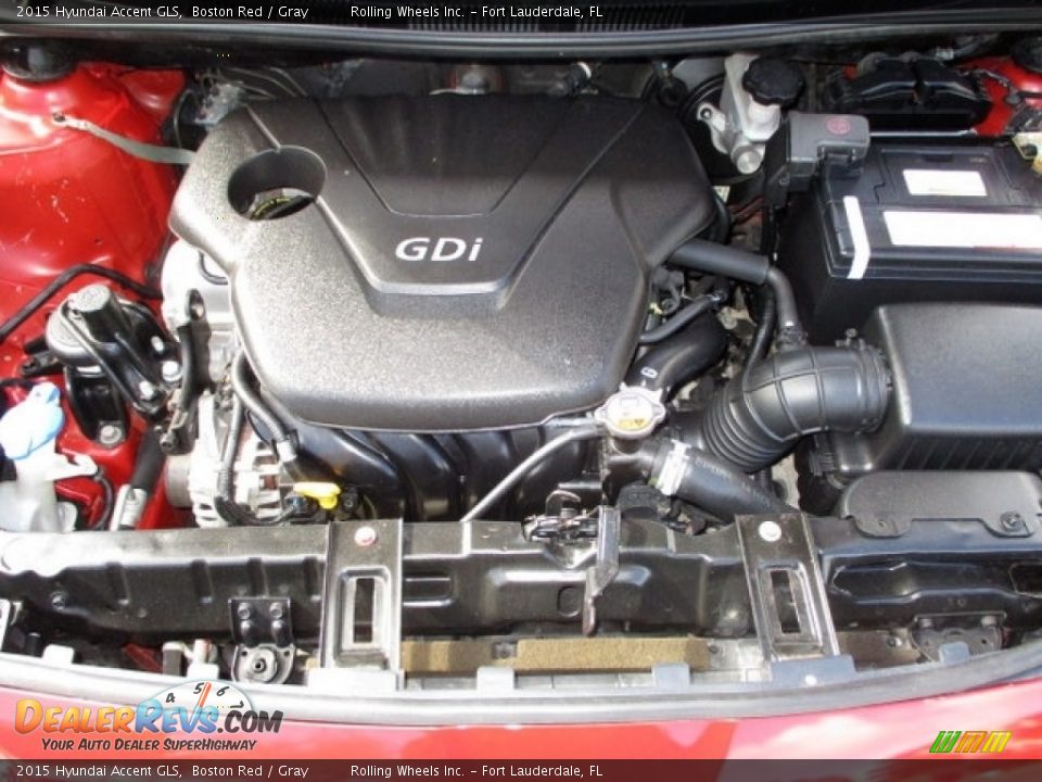 2015 Hyundai Accent GLS 1.6 Liter GDI DOHC 16-Valve D-CVVT 4 Cylinder Engine Photo #18