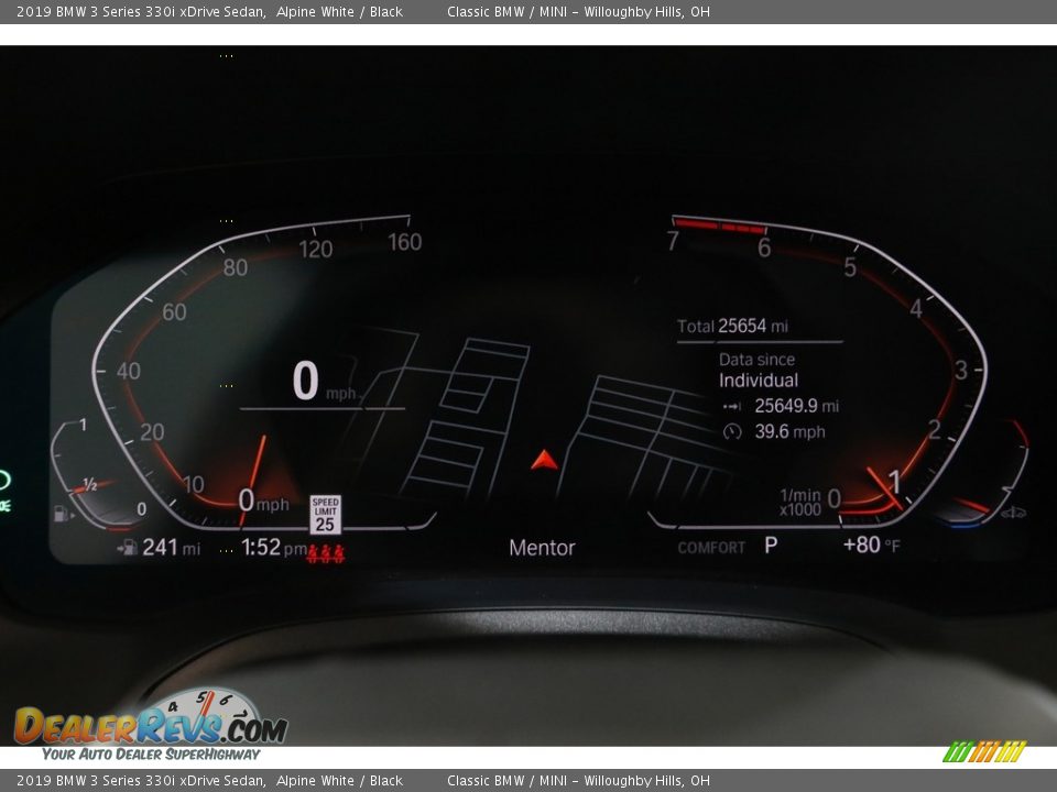 2019 BMW 3 Series 330i xDrive Sedan Gauges Photo #8