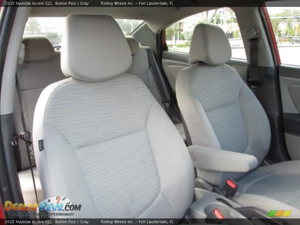 Front Seat of 2015 Hyundai Accent GLS Photo #25