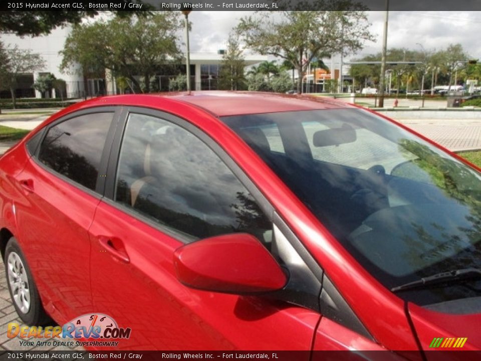 2015 Hyundai Accent GLS Boston Red / Gray Photo #26