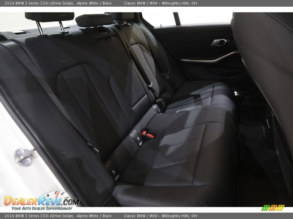 Rear Seat of 2019 BMW 3 Series 330i xDrive Sedan Photo #17