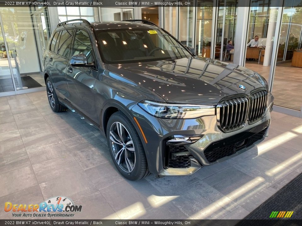 2022 BMW X7 xDrive40i Dravit Gray Metallic / Black Photo #1