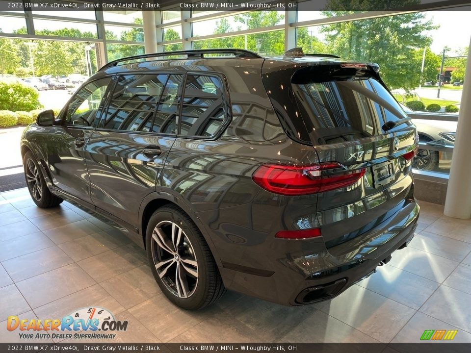 2022 BMW X7 xDrive40i Dravit Gray Metallic / Black Photo #2