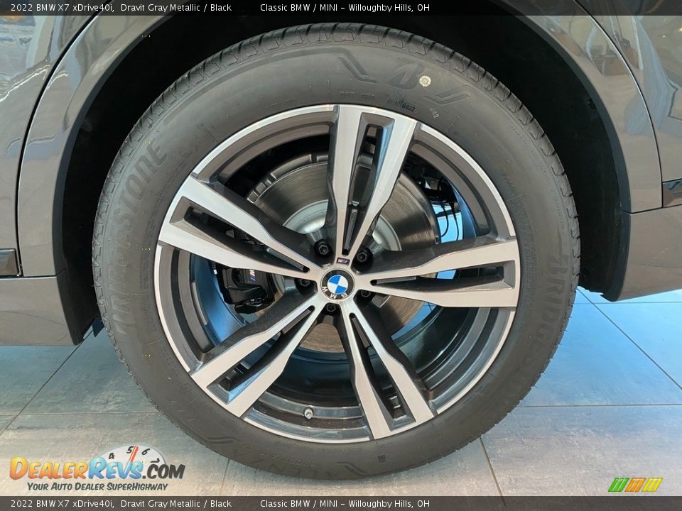 2022 BMW X7 xDrive40i Dravit Gray Metallic / Black Photo #3