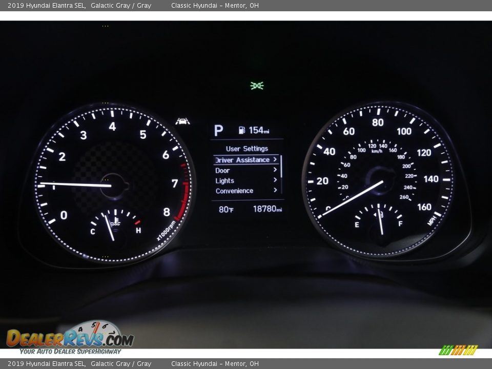 2019 Hyundai Elantra SEL Galactic Gray / Gray Photo #8