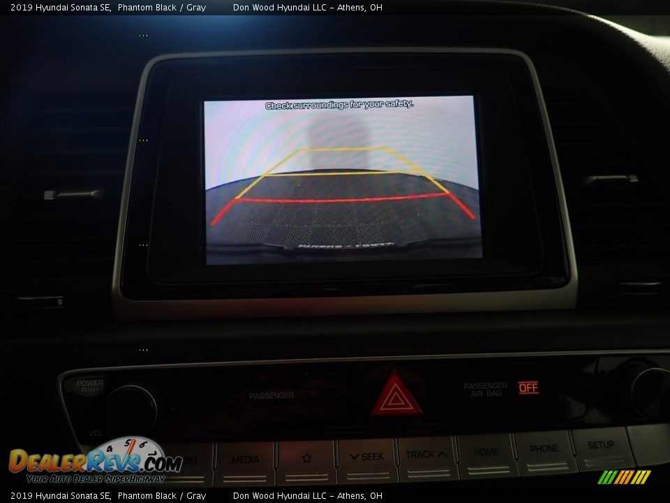 2019 Hyundai Sonata SE Phantom Black / Gray Photo #2