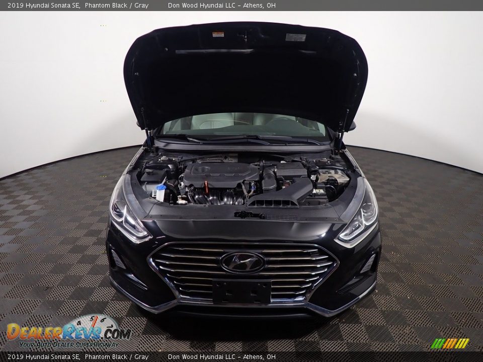 2019 Hyundai Sonata SE Phantom Black / Gray Photo #6