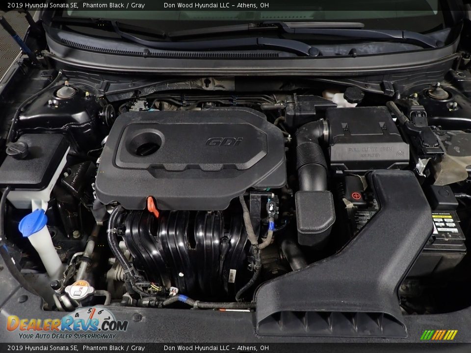2019 Hyundai Sonata SE Phantom Black / Gray Photo #7