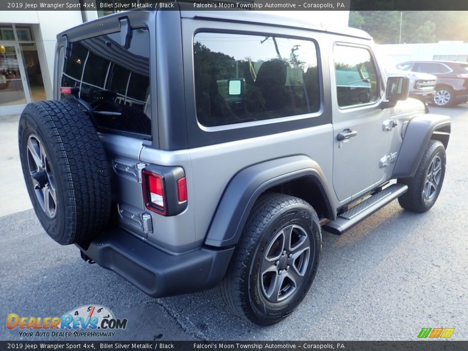 2019 Jeep Wrangler Sport 4x4 Billet Silver Metallic / Black Photo #2