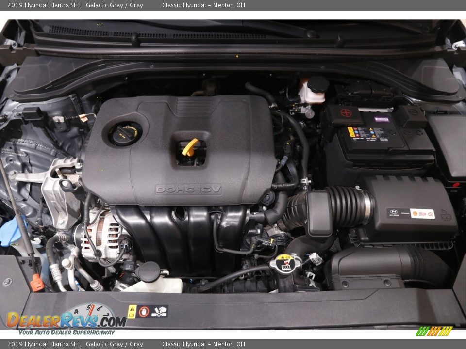 2019 Hyundai Elantra SEL Galactic Gray / Gray Photo #18
