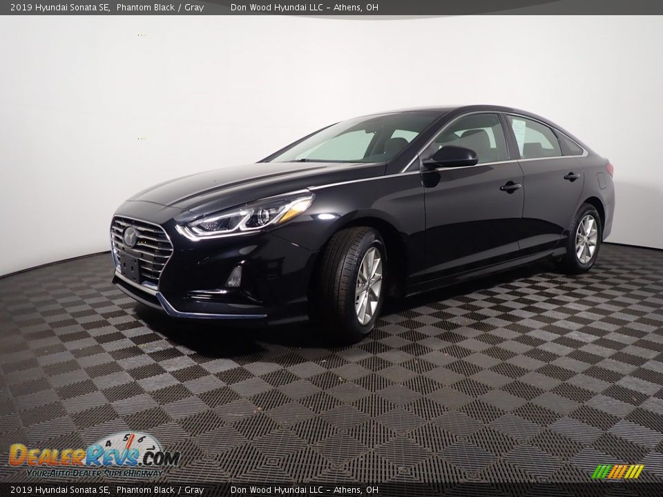 2019 Hyundai Sonata SE Phantom Black / Gray Photo #8