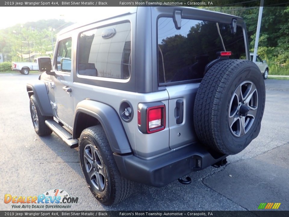 2019 Jeep Wrangler Sport 4x4 Billet Silver Metallic / Black Photo #4