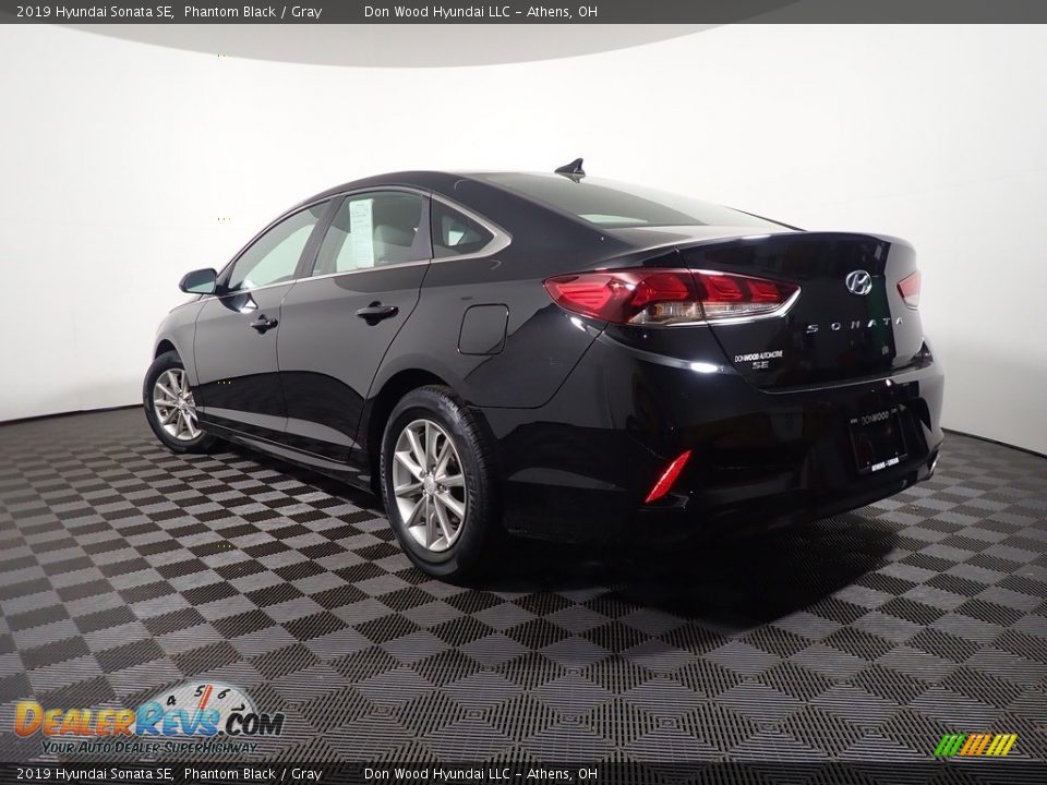2019 Hyundai Sonata SE Phantom Black / Gray Photo #11