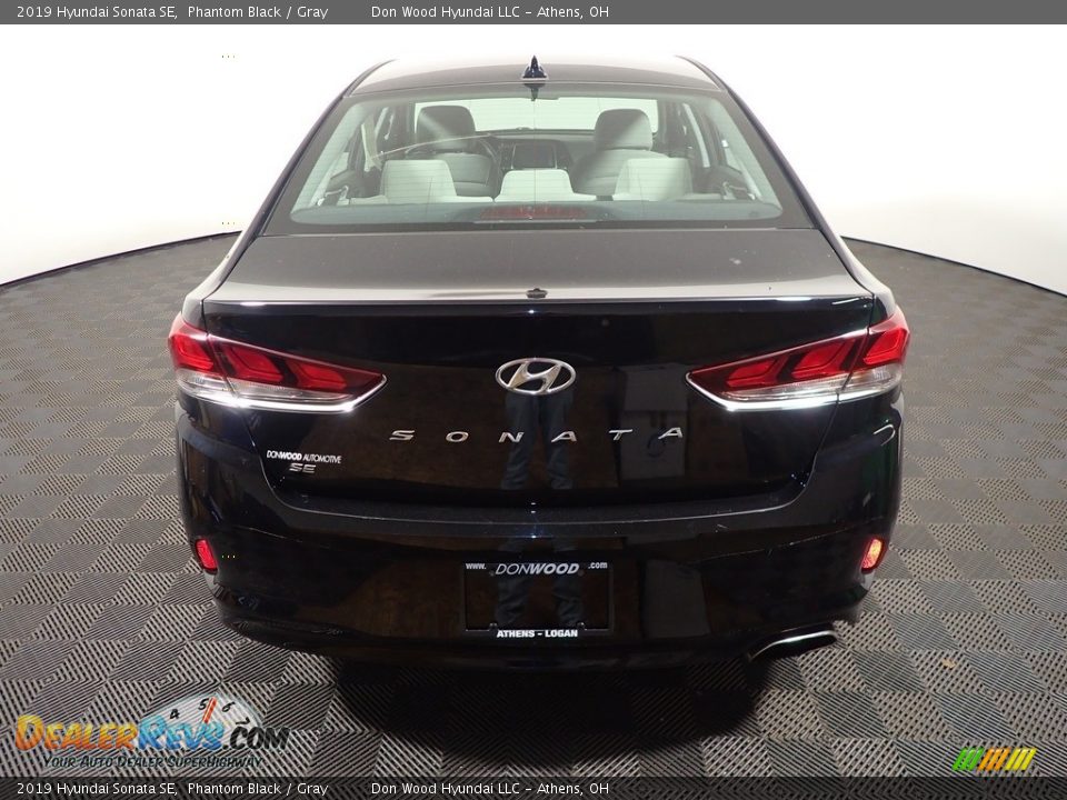 2019 Hyundai Sonata SE Phantom Black / Gray Photo #13