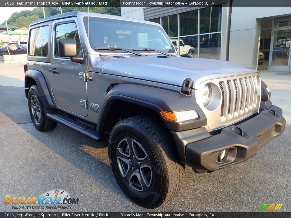 2019 Jeep Wrangler Sport 4x4 Billet Silver Metallic / Black Photo #8