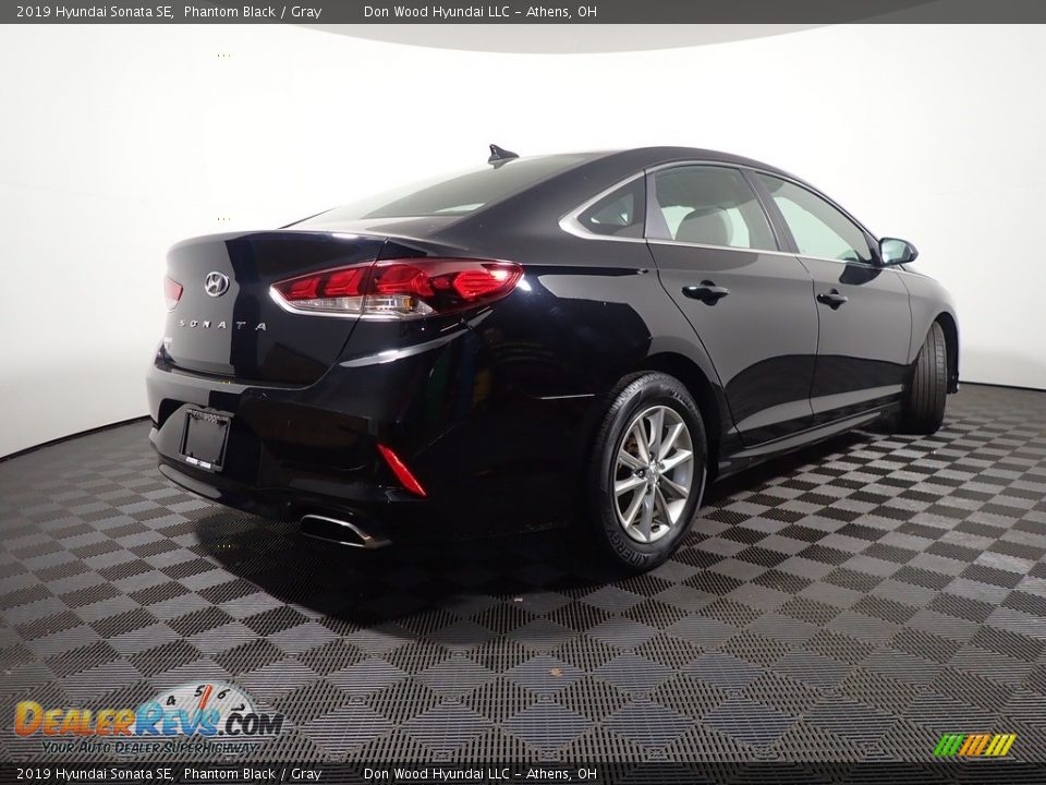 2019 Hyundai Sonata SE Phantom Black / Gray Photo #16