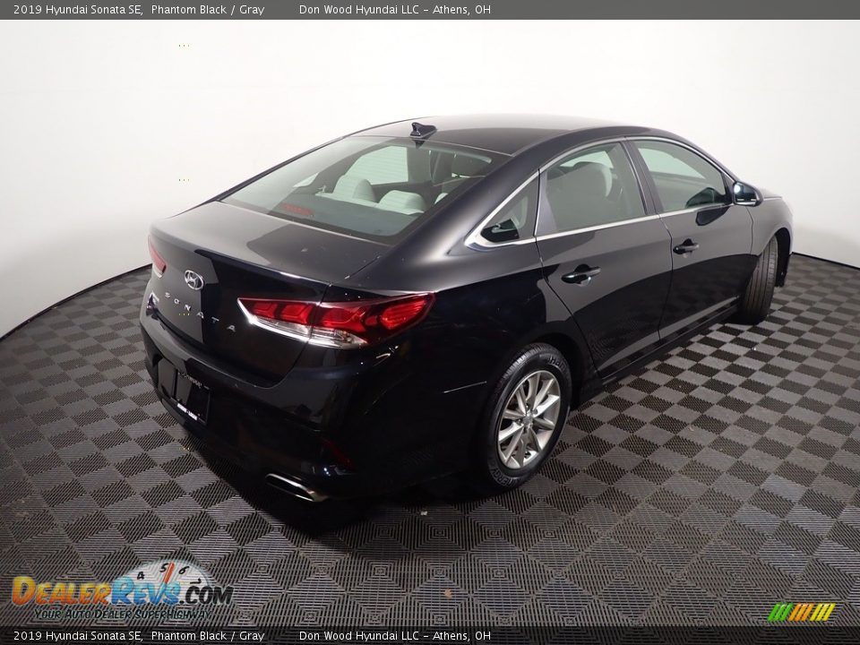 2019 Hyundai Sonata SE Phantom Black / Gray Photo #17