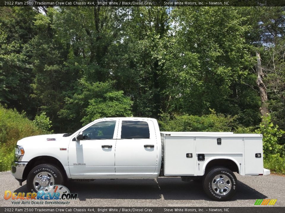 2022 Ram 2500 Tradesman Crew Cab Chassis 4x4 Bright White / Black/Diesel Gray Photo #1