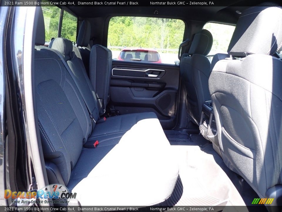 2021 Ram 1500 Big Horn Crew Cab 4x4 Diamond Black Crystal Pearl / Black Photo #16