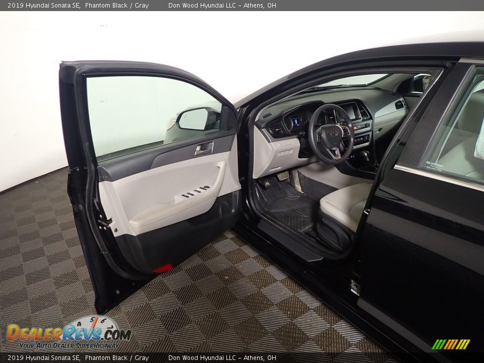 2019 Hyundai Sonata SE Phantom Black / Gray Photo #20