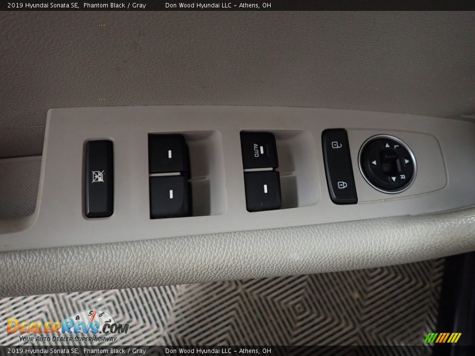 2019 Hyundai Sonata SE Phantom Black / Gray Photo #21
