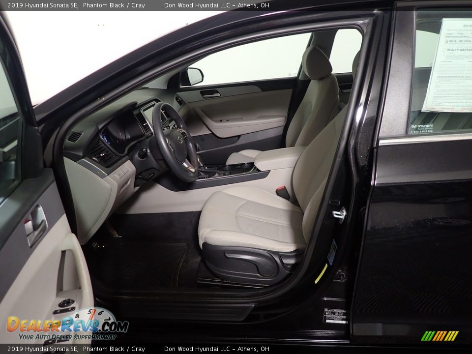 2019 Hyundai Sonata SE Phantom Black / Gray Photo #22