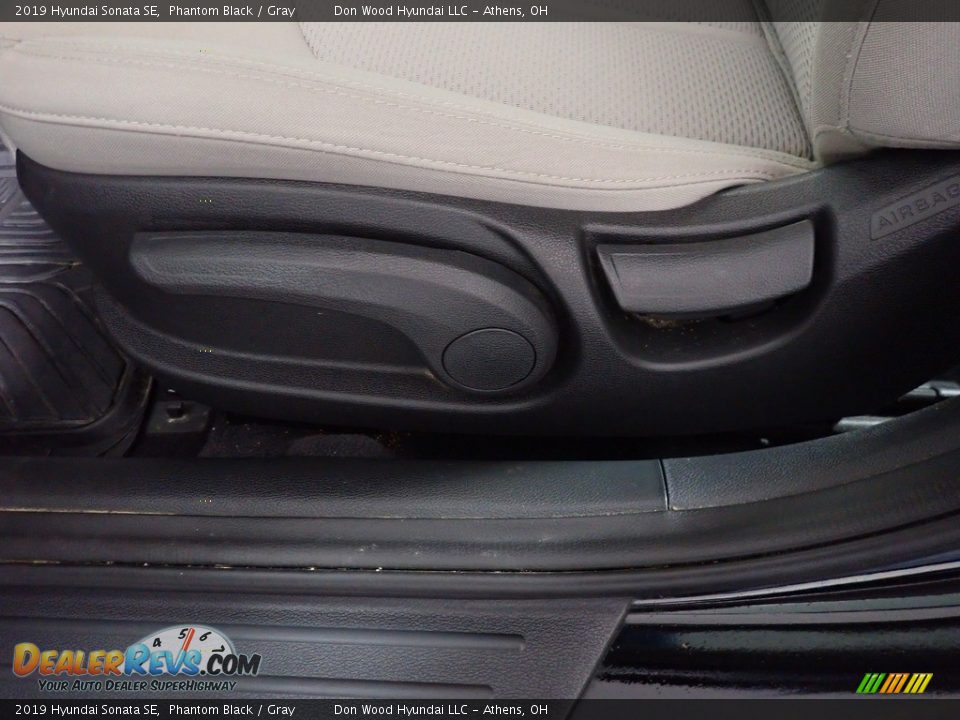 2019 Hyundai Sonata SE Phantom Black / Gray Photo #23