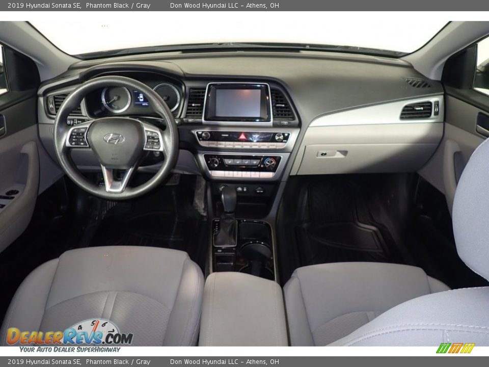 2019 Hyundai Sonata SE Phantom Black / Gray Photo #24