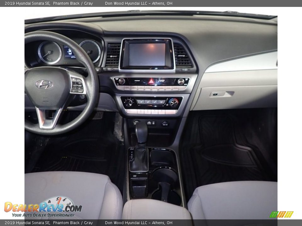 2019 Hyundai Sonata SE Phantom Black / Gray Photo #25