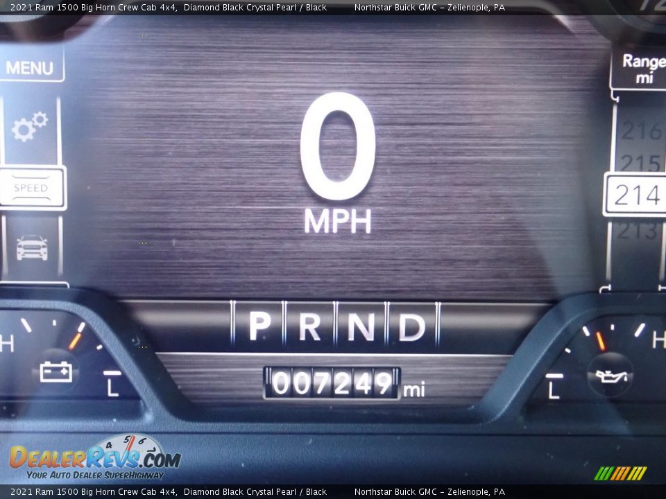2021 Ram 1500 Big Horn Crew Cab 4x4 Diamond Black Crystal Pearl / Black Photo #22