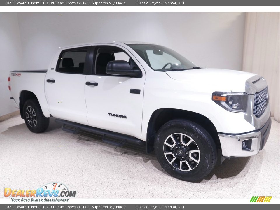 2020 Toyota Tundra TRD Off Road CrewMax 4x4 Super White / Black Photo #1