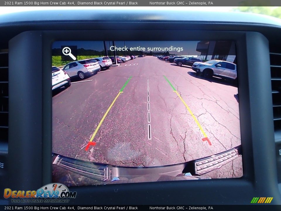 2021 Ram 1500 Big Horn Crew Cab 4x4 Diamond Black Crystal Pearl / Black Photo #24