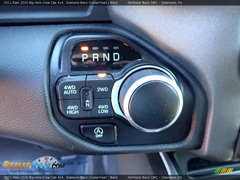2021 Ram 1500 Big Horn Crew Cab 4x4 Diamond Black Crystal Pearl / Black Photo #25