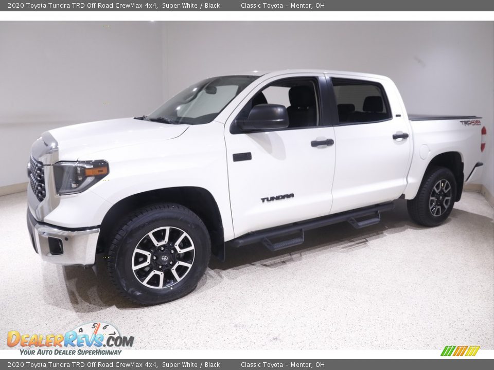 2020 Toyota Tundra TRD Off Road CrewMax 4x4 Super White / Black Photo #3