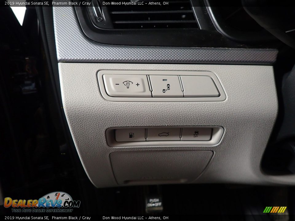 2019 Hyundai Sonata SE Phantom Black / Gray Photo #31