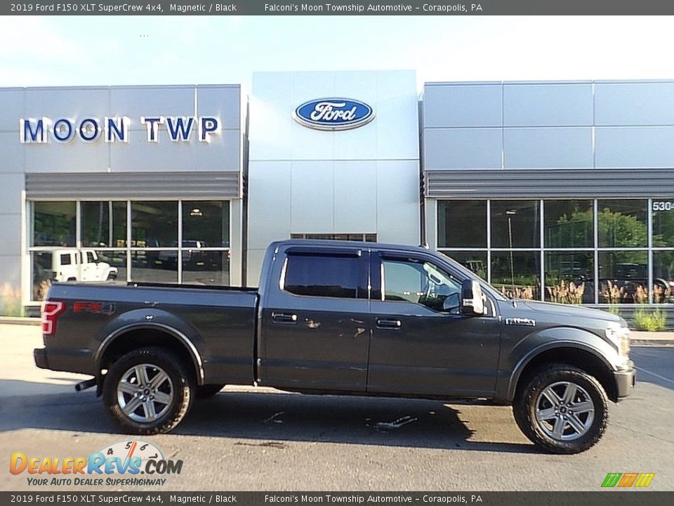 2019 Ford F150 XLT SuperCrew 4x4 Magnetic / Black Photo #1
