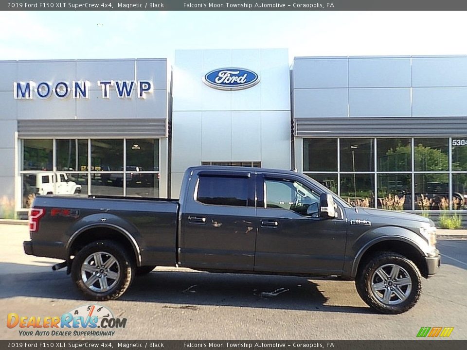 2019 Ford F150 XLT SuperCrew 4x4 Magnetic / Black Photo #1